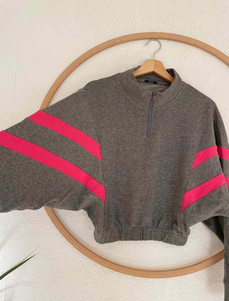 Damen Sweatshirt mit freiem Bauch