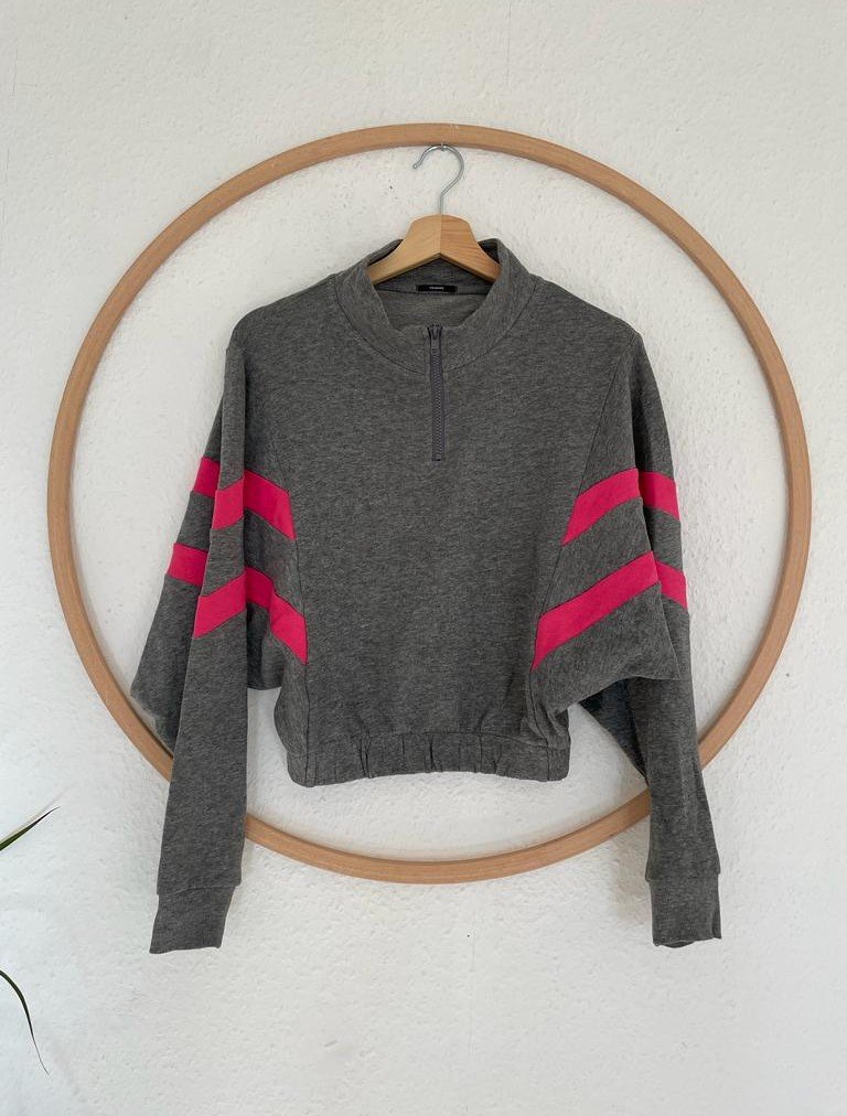 Damen Sweatshirt mit freiem Bauch