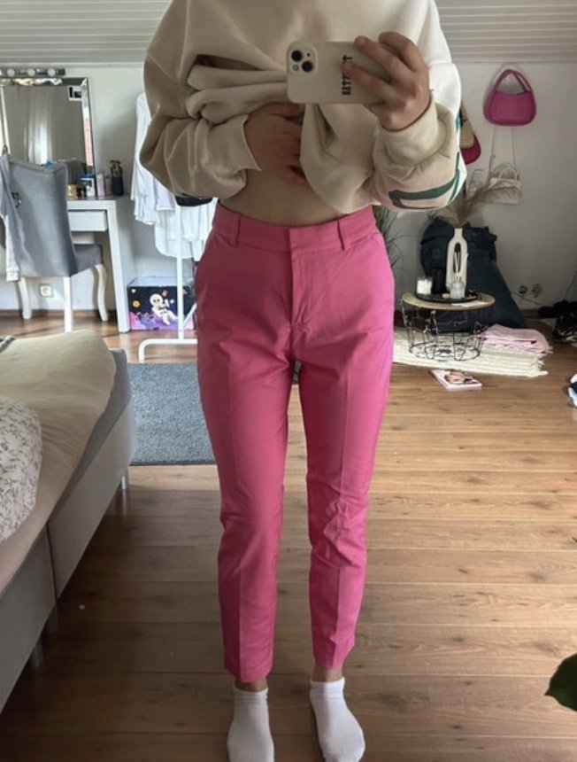 Pinke Anzugshose