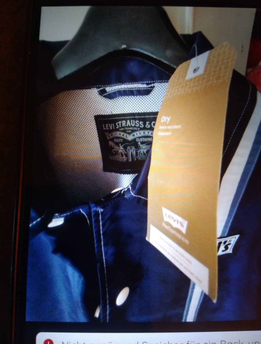 Orginale Levis Jacke gr L