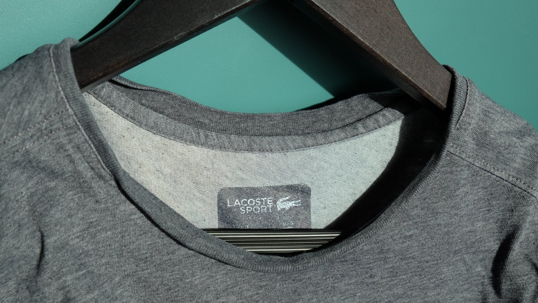 Lacoste T-Shirt grau meliert (Herren, Größe M)