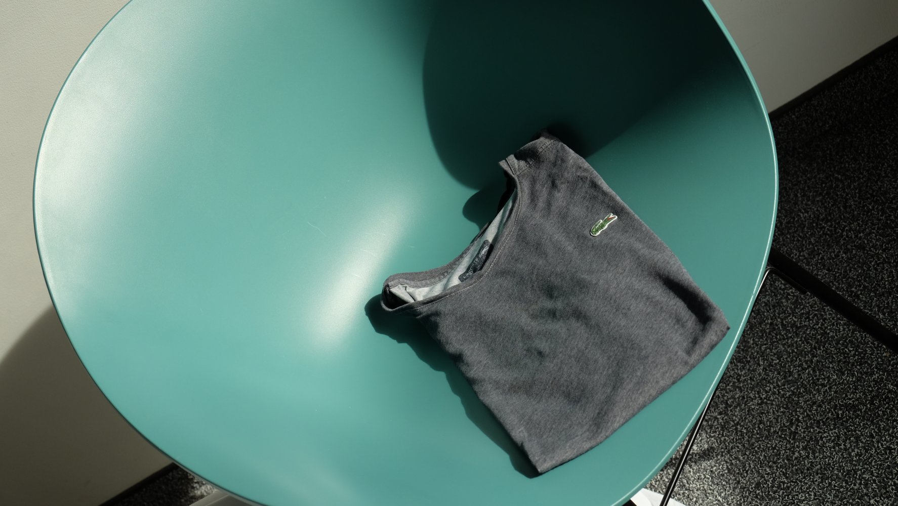 Lacoste T-Shirt grau meliert (Herren, Größe M)