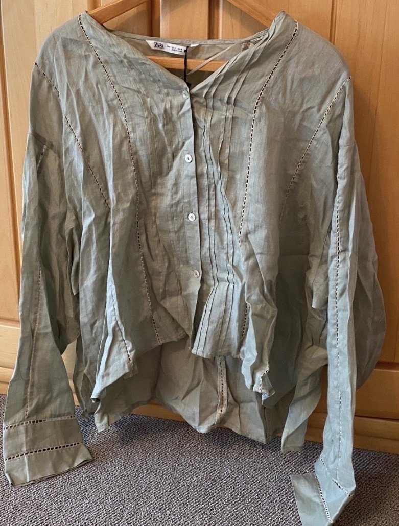 Zara Leinenbluse