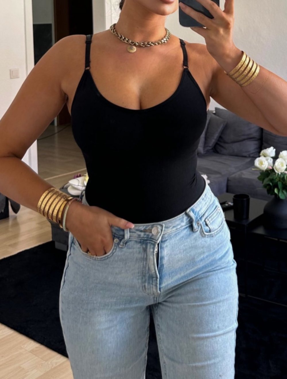 shaping Body schwarz