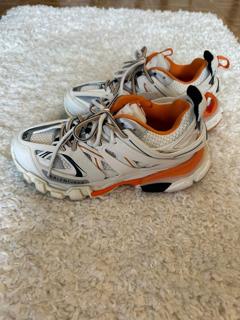 Balenciaga Track Weiss/ NeonOrange 