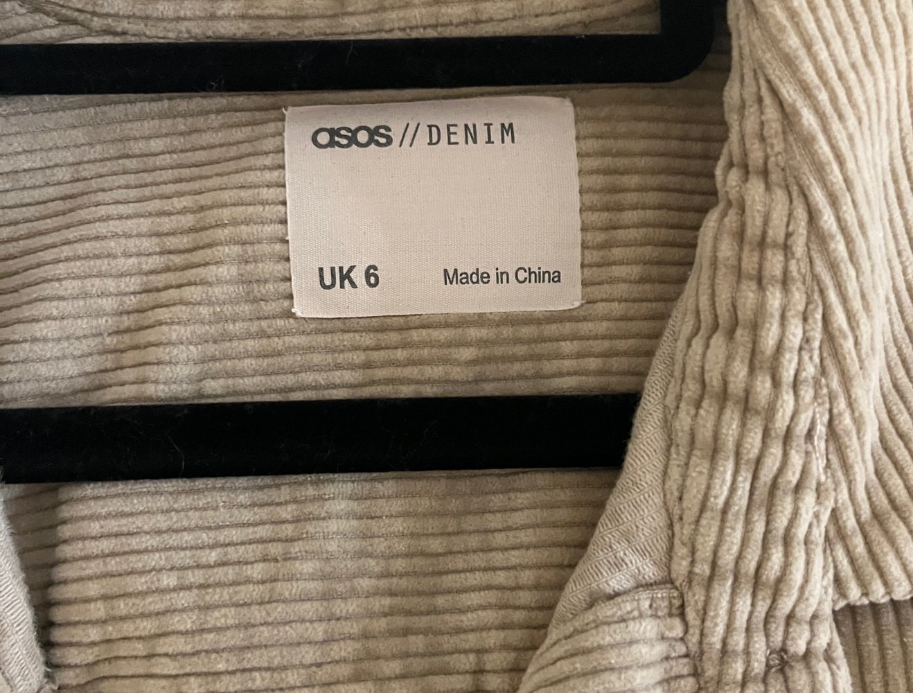 Cordkleid Asos