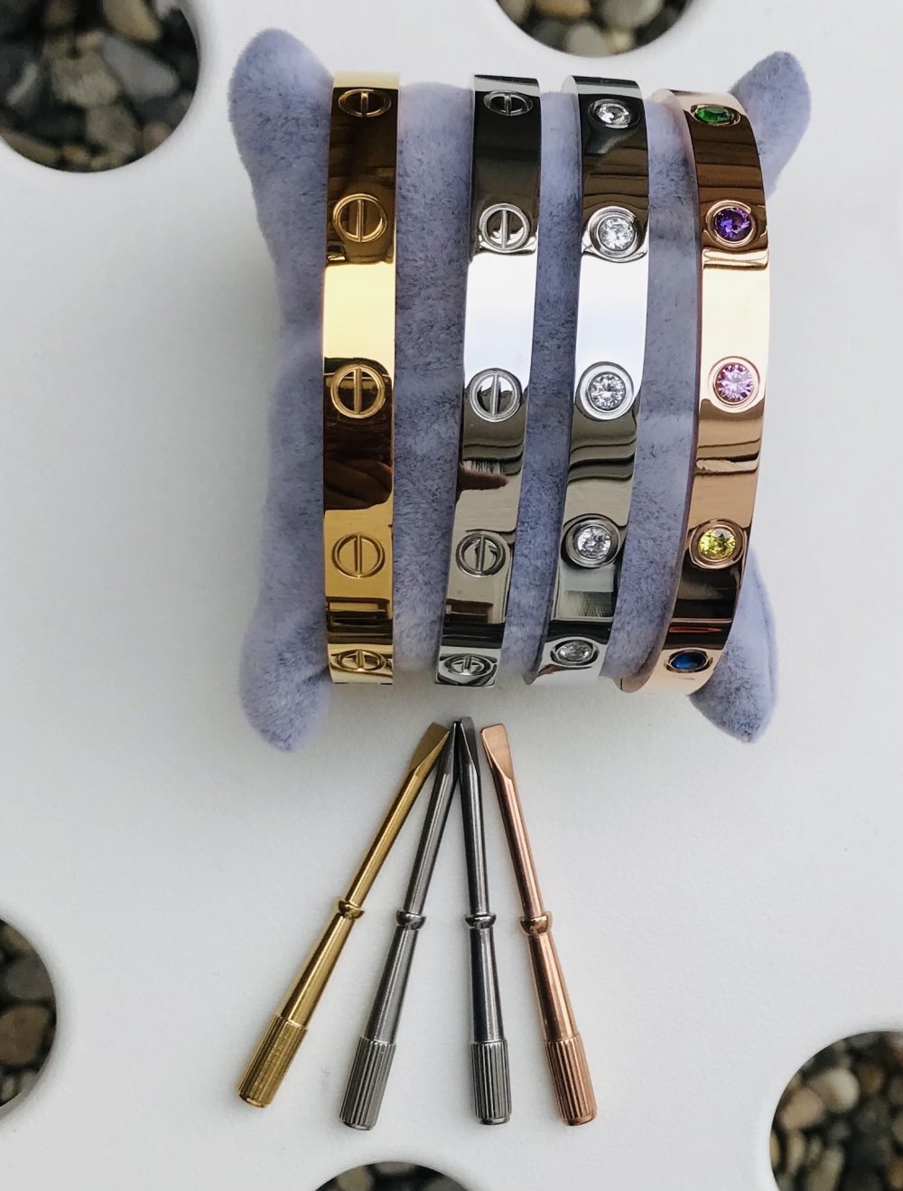 Ärmband silber gold gr16,18,20