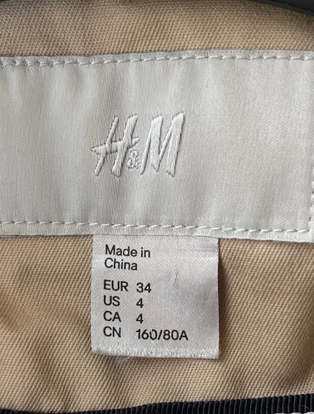 Hellbraun jacke von H&M gr 34