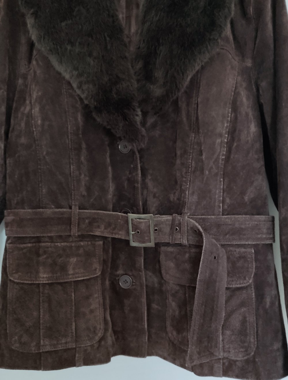 Vintage Wildleder Suede Jacke L