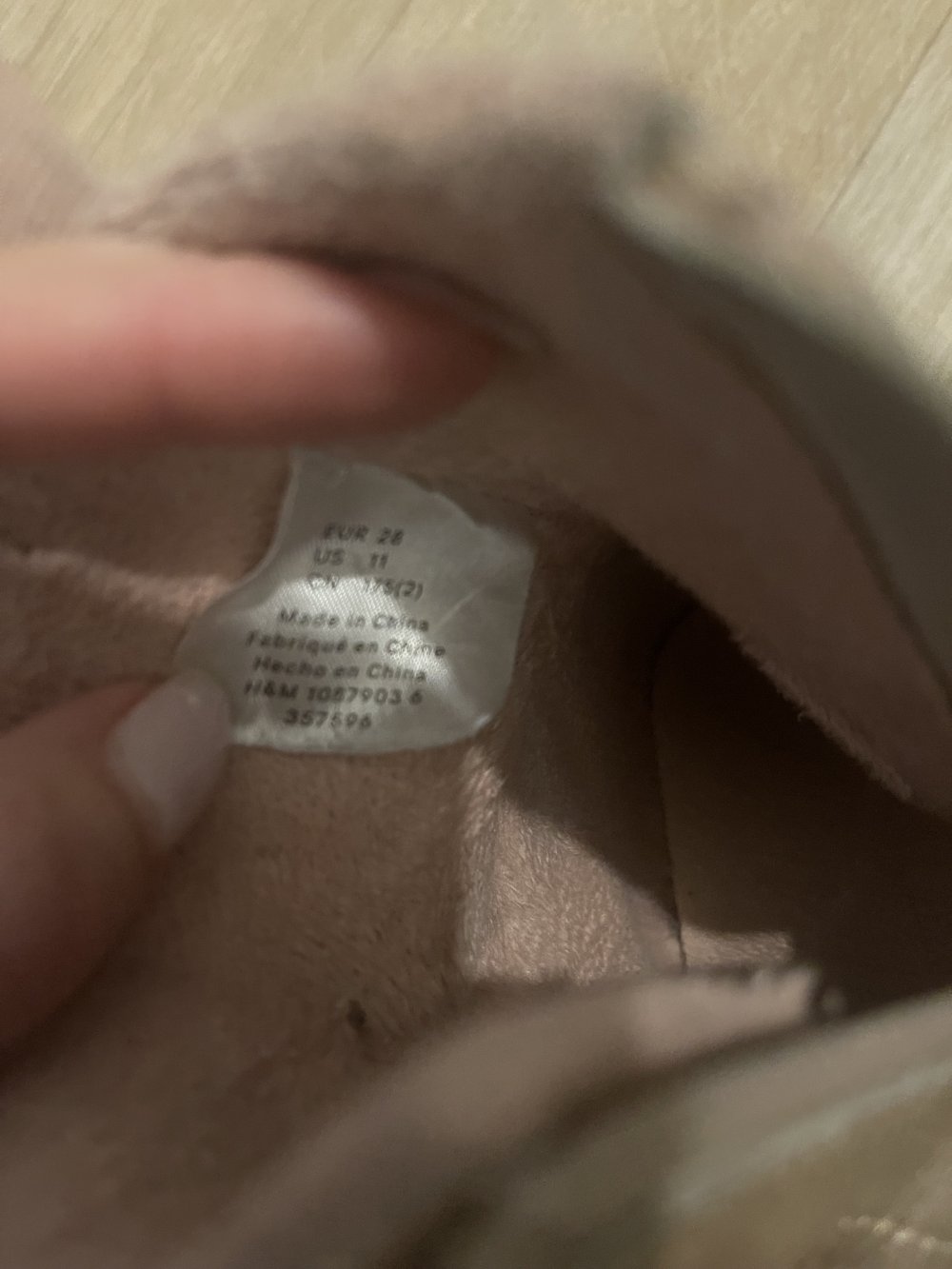 Schnürstiefel mit warmem Futter H&M