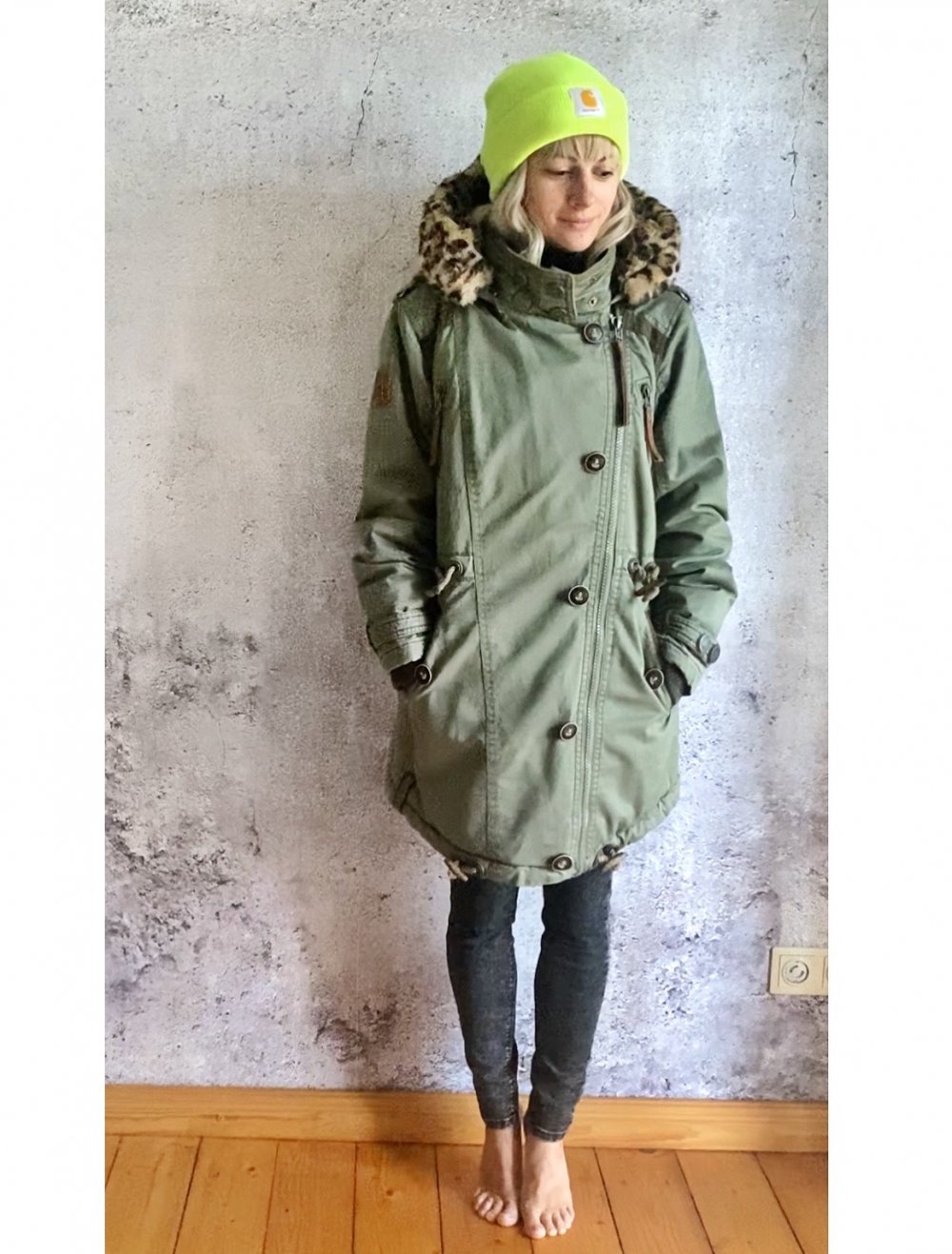 Jacke Mantel Wintermantel Winterjacke Naketano