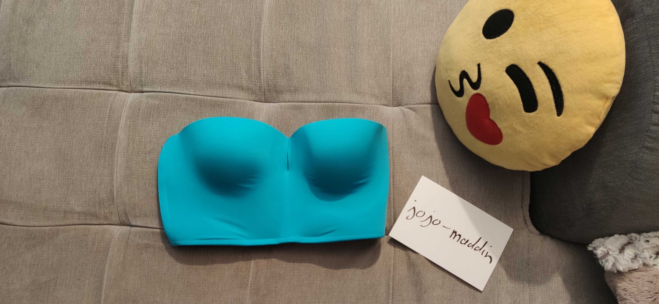 Intimissimi Top / Bustier in türkies blau