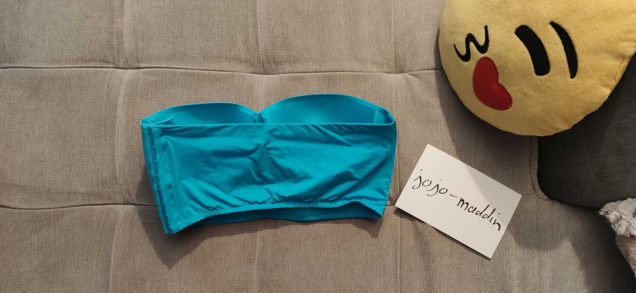 Intimissimi Top / Bustier in türkies blau