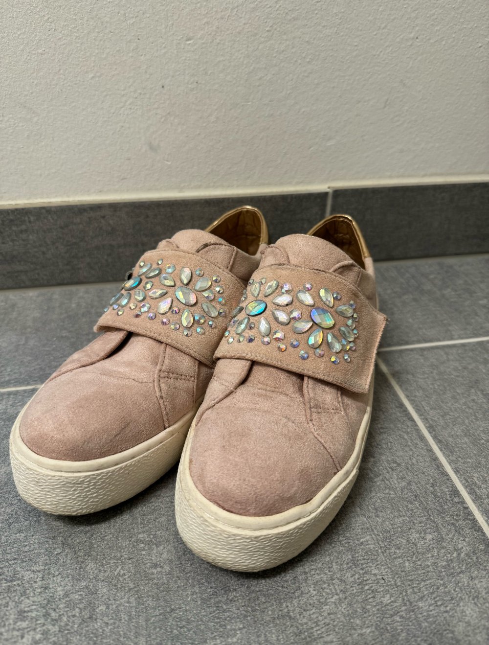 Schuhe Rosa mir Steinchen