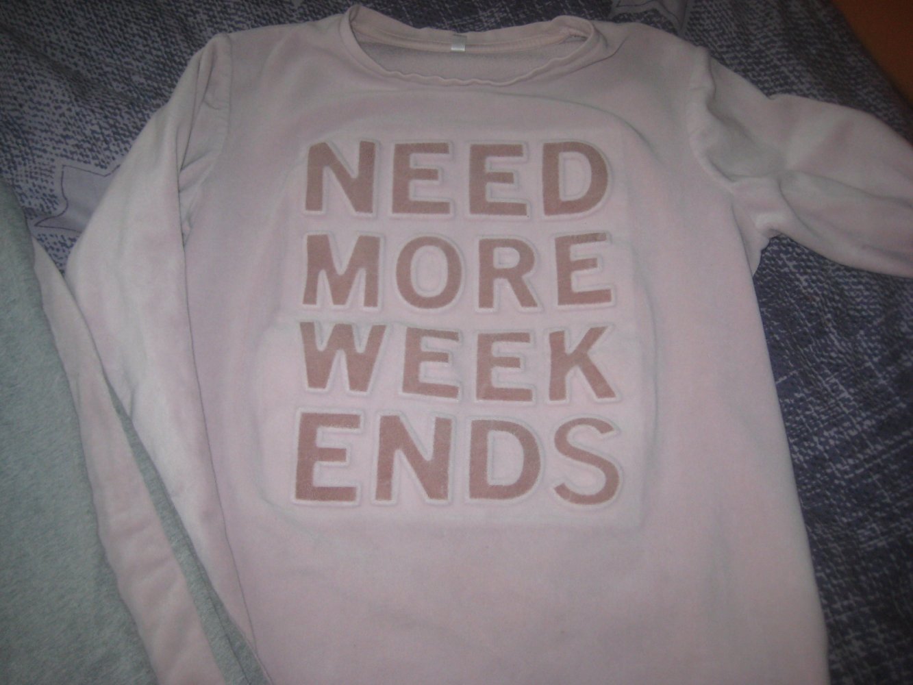 here+there Grau-Rosa kuscheliger Schlafanzug, Gr. 146/152