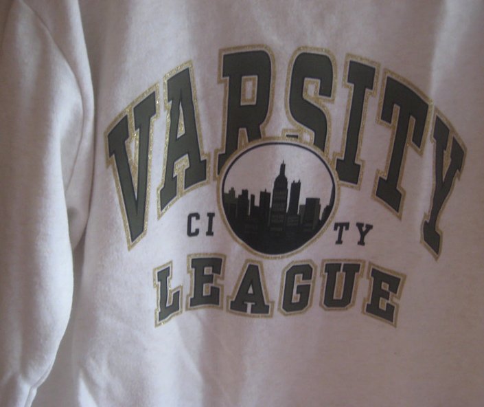 H&M beige-goldener Binde Pullover, Gr. 158/164/ S