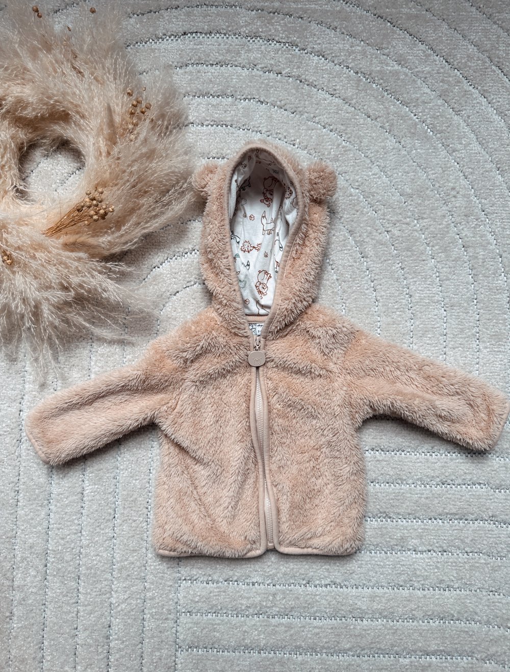 DopoDopo Jacke Baby Teddy braun 62