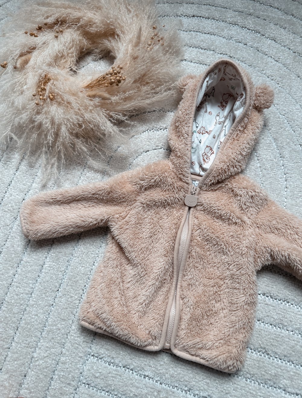 DopoDopo Jacke Baby Teddy braun 62
