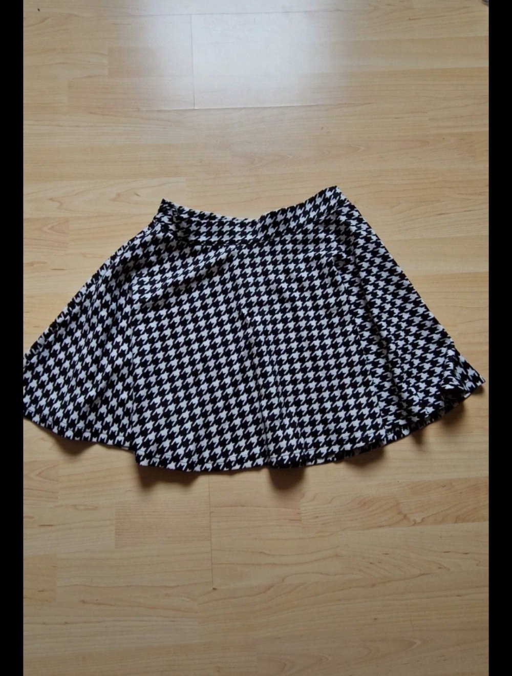 skaterrock tellerrock schwarz weiß