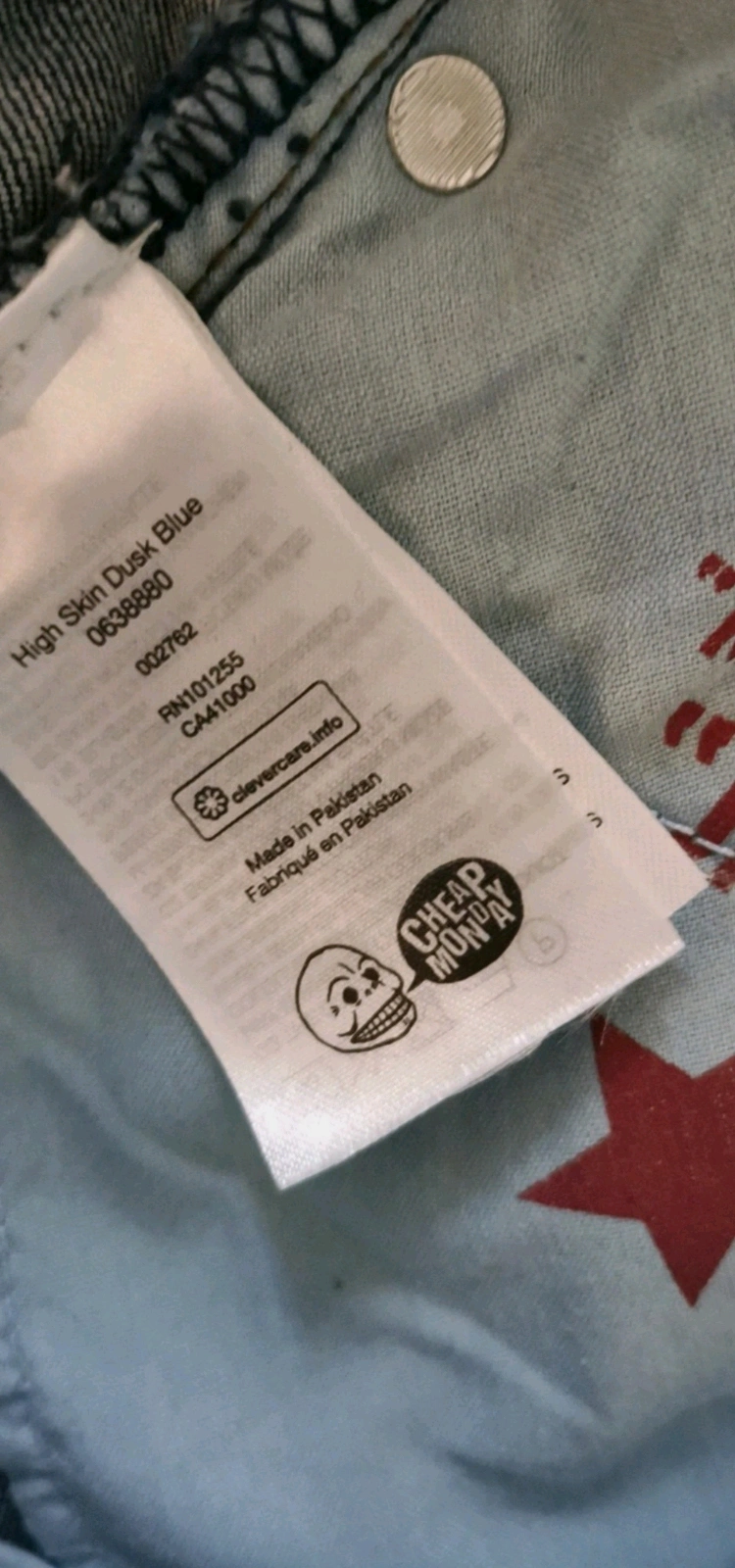 Coole Jeans in Gr. 33/32 von Cheap Monday in Blau