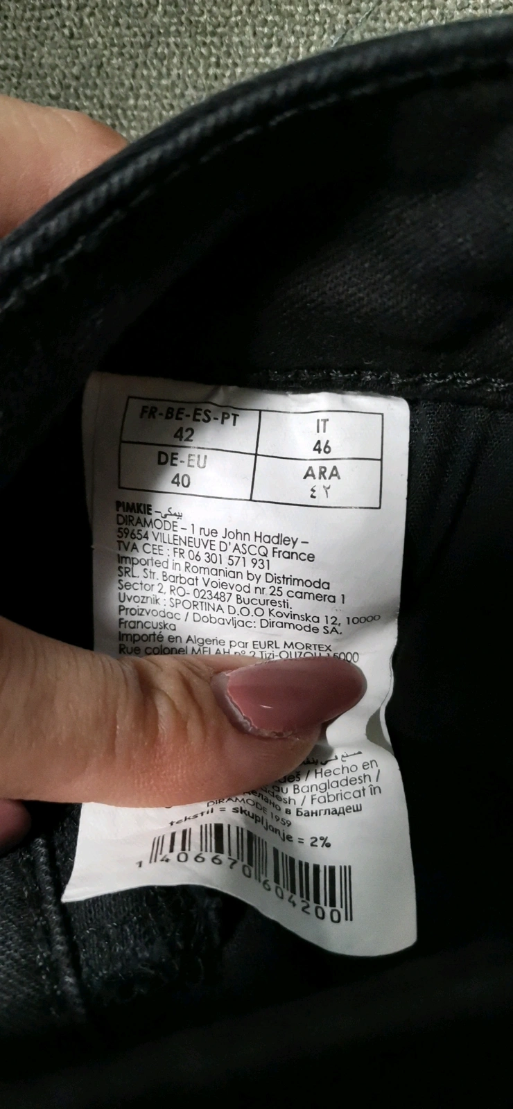 Schwarze Jeans von Pimkie Gr. 40 neu