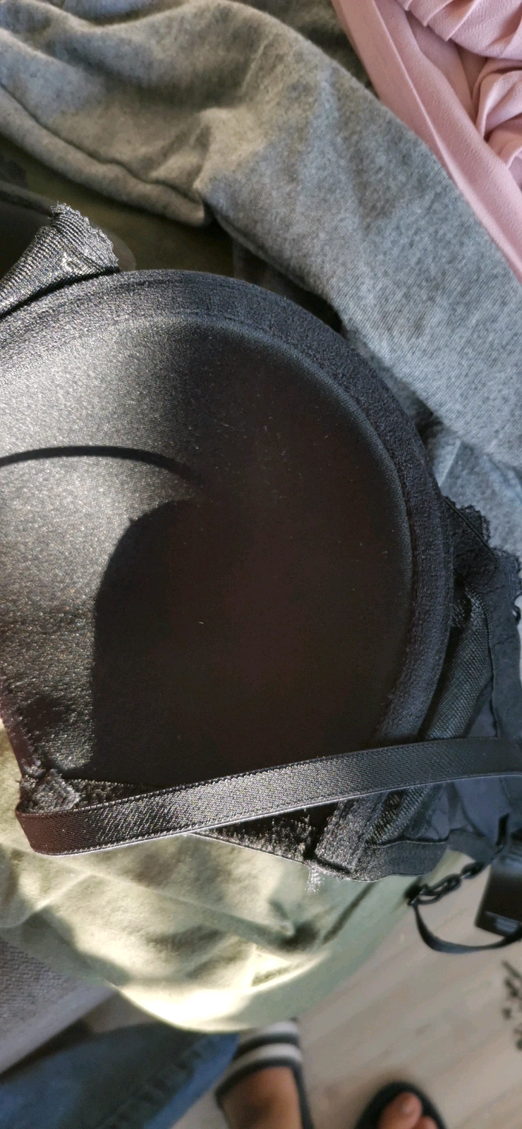 T-shirt bra von dorina schwarz dunkelblau Gr. 80B