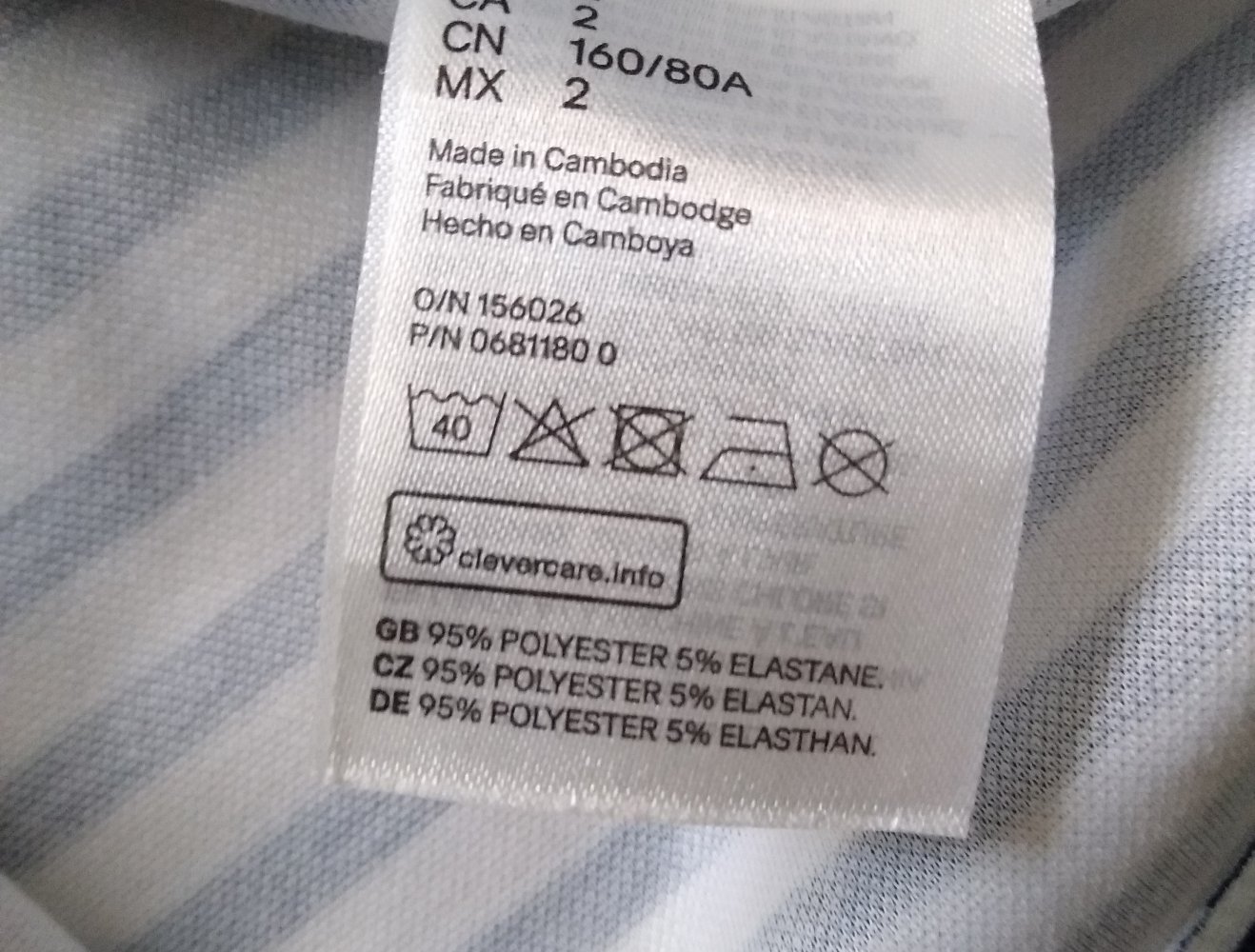 gestreiftes Sommerkleid