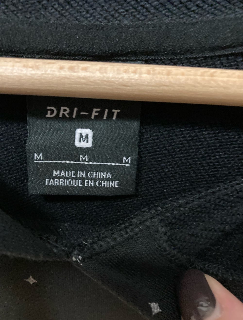 Nike Dri-Fit Hoodie schwarz M