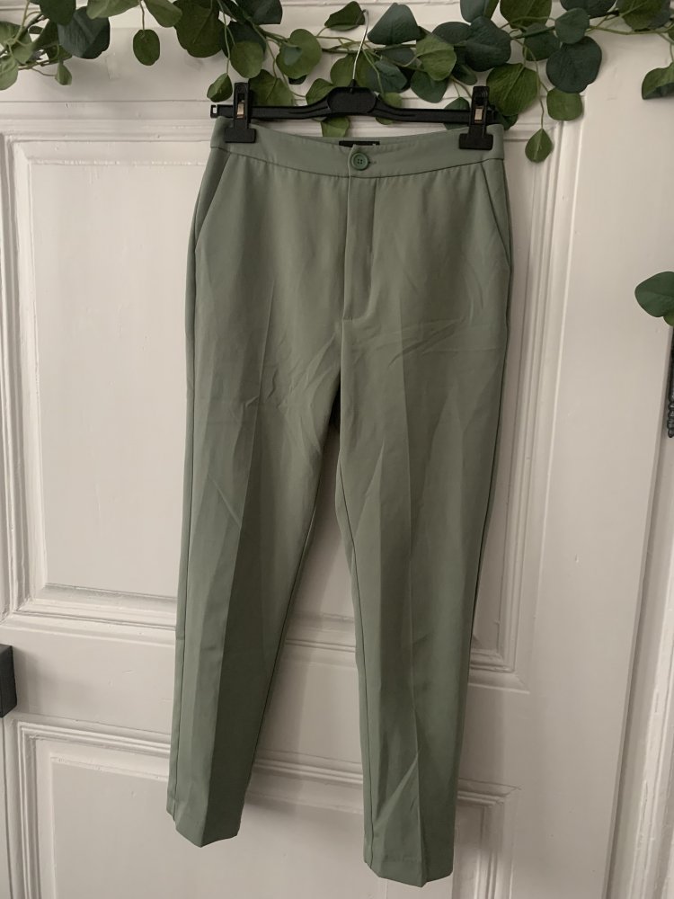 Gina Tricot High Waist Hose grün 