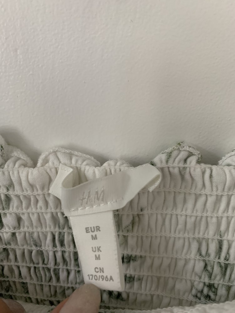 (M): H&M Top mit Palmenmuster 