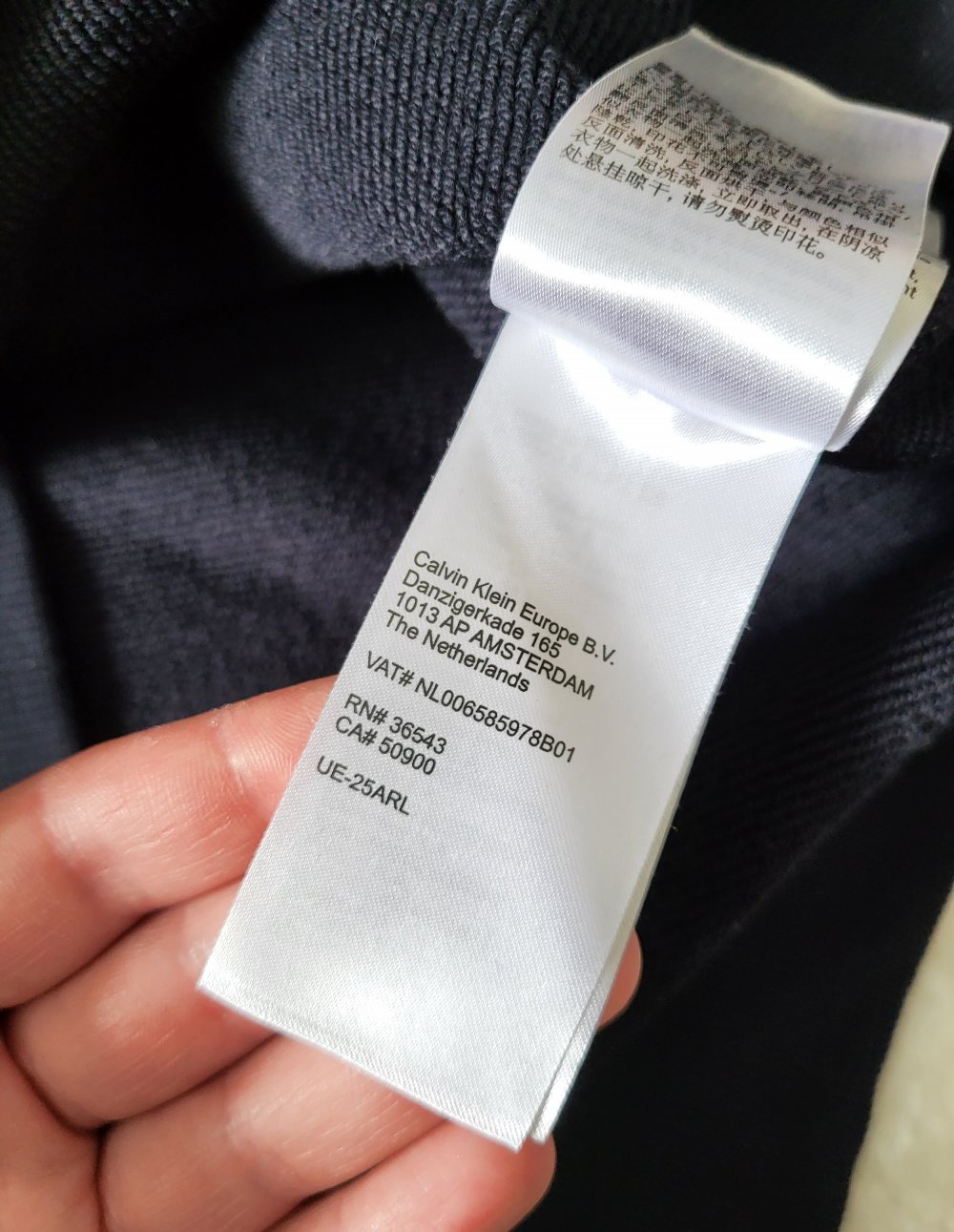 Dunkelblauer Calvin Klein Sweater Pullover Herren