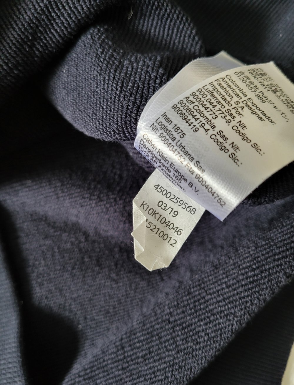 Dunkelblauer Calvin Klein Sweater Pullover Herren