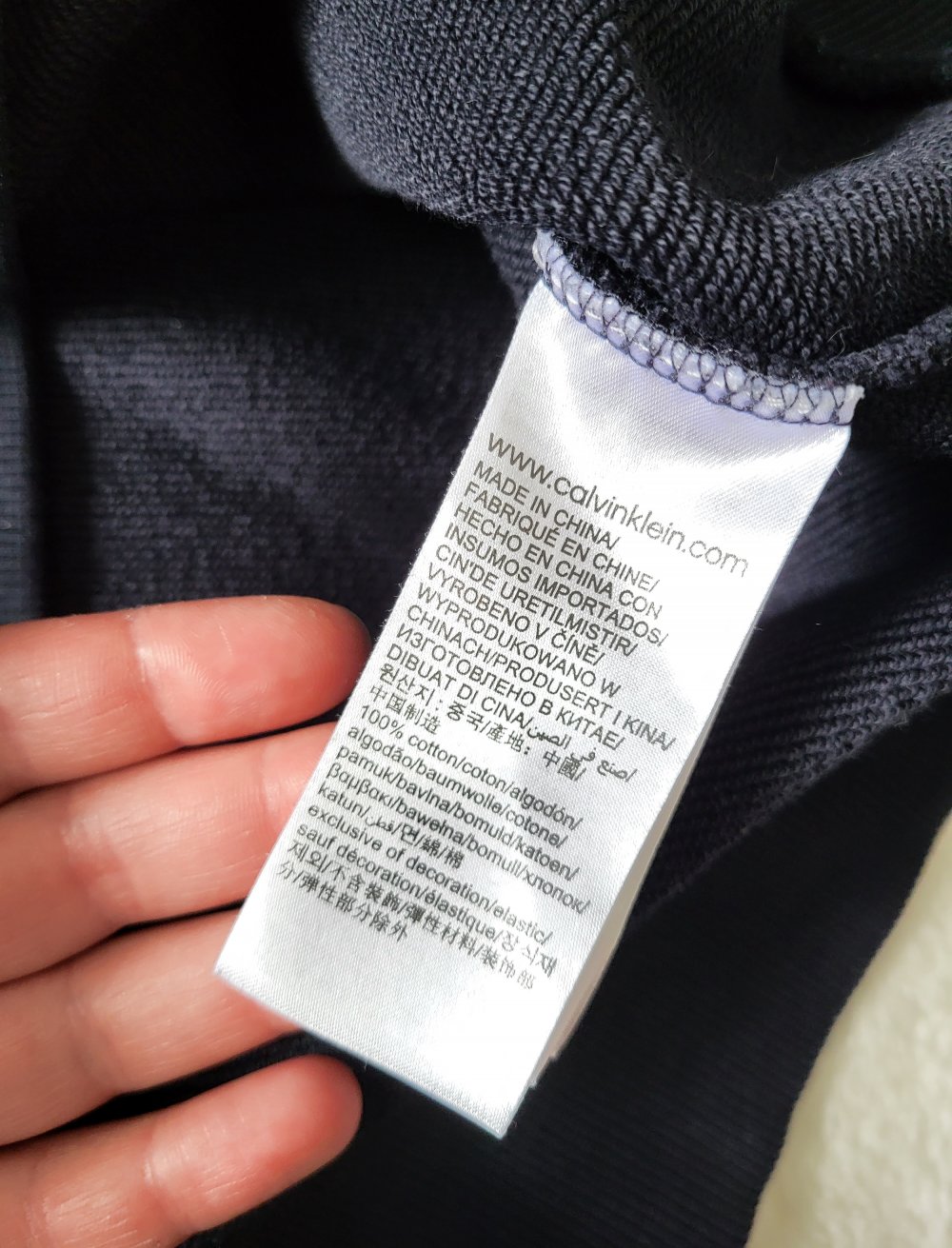 Dunkelblauer Calvin Klein Sweater Pullover Herren