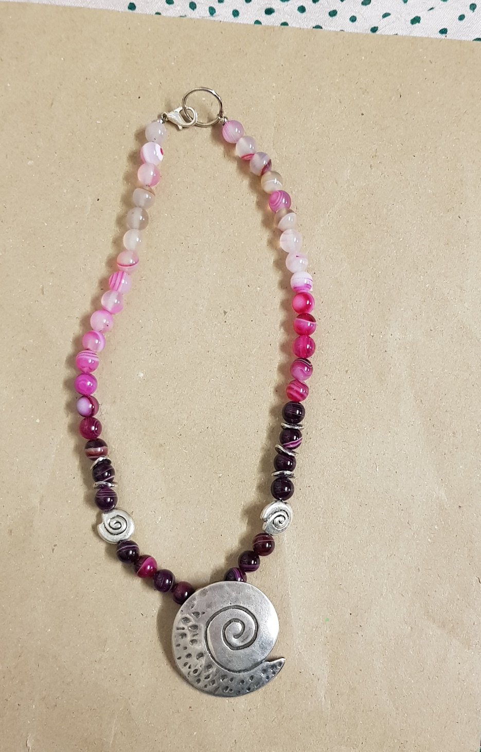 Halskette, Neu, handgemacht