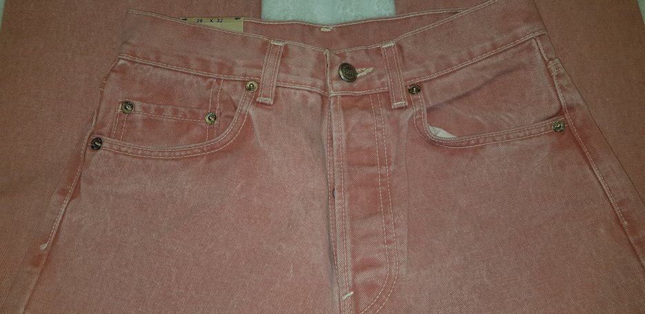 Jeans, rot-melange, 29x32, Rifle, Gr. 36 38