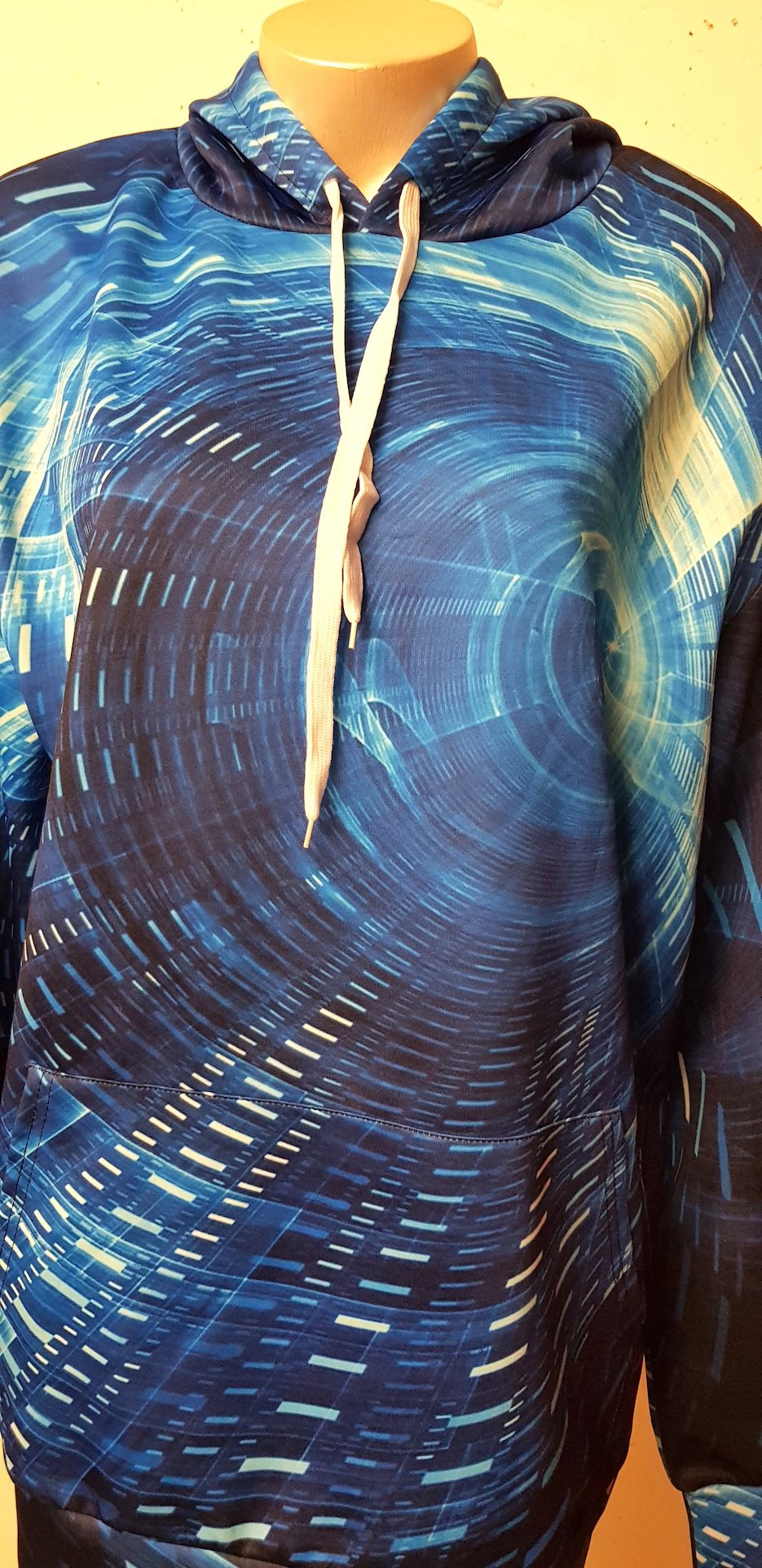 Herren Kapuzenhoodie, Neu, Beuteltasche, Gr. XL