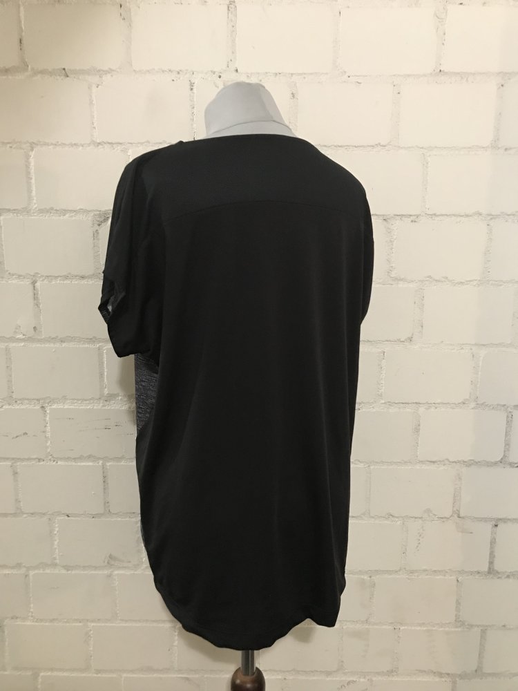 Grau meliertes Sportoberteil