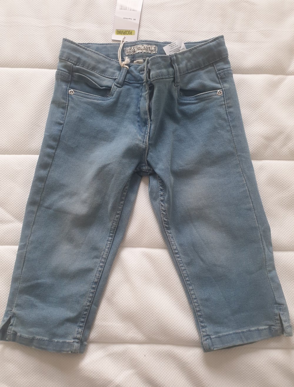 Jeans Capri blau 140