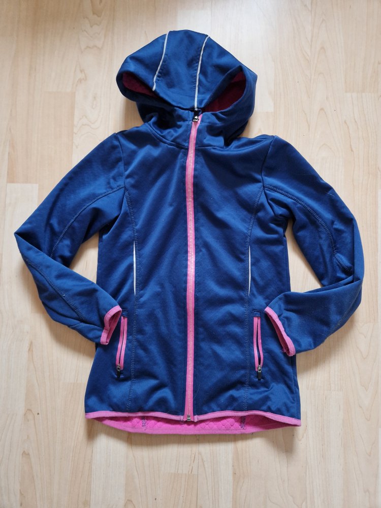 Crivit Jacke 134 140 blau pink