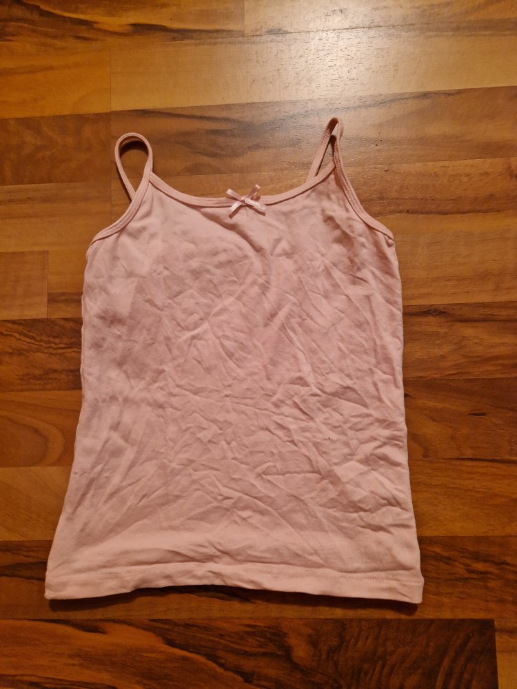 Top Spaghettiträger rosa 134 140 