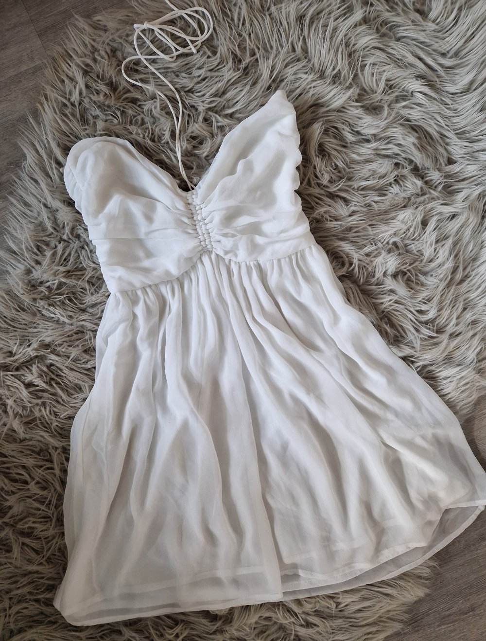 Zara süsses kleid weiss gr. 36 / ys