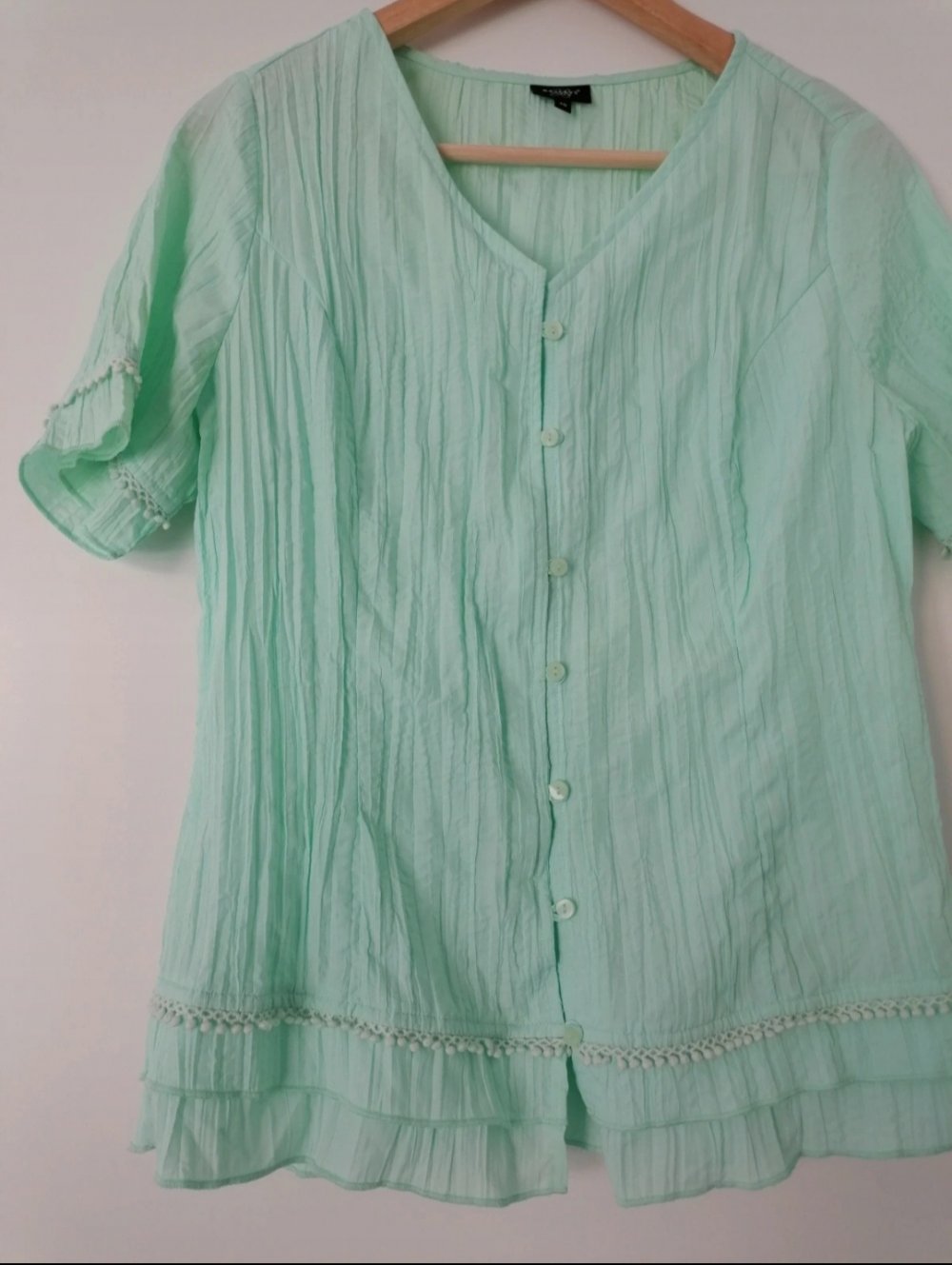 Mintgrüne Bluse von Bexleys - Gr 40