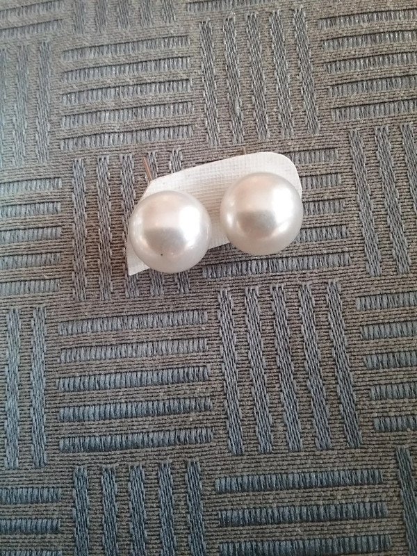 Schmuckset Perlen, weiß, silberfarben, Modeschmuck