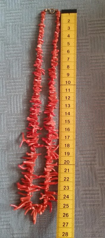 Halskette Astkoralle, Splitterkette