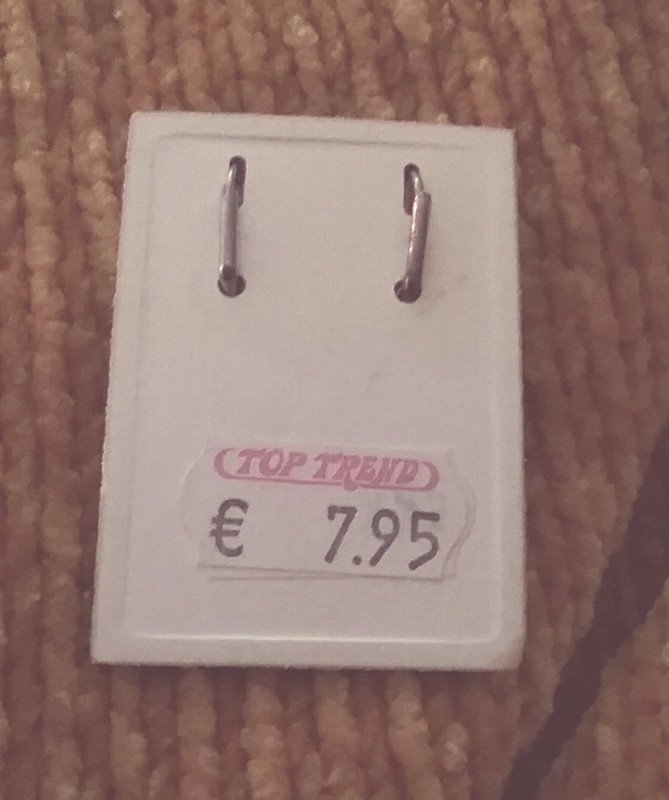 Ohrhänger, silberfarben, weißes Katzenauge, Modeschmuck