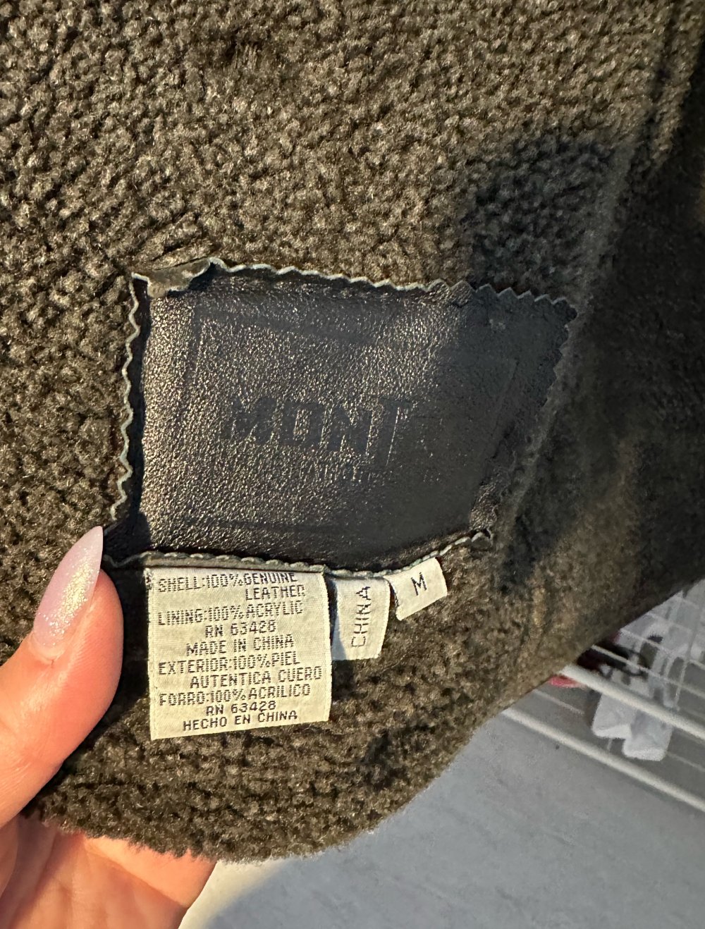 Herren Winter Ledermantel