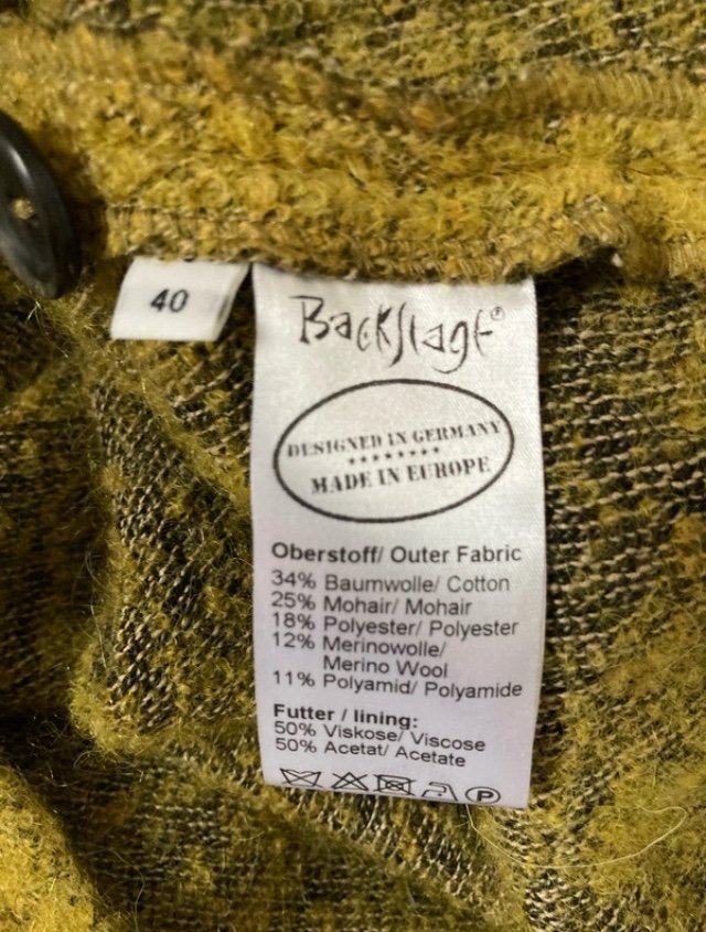 Backstage Walkfilzmantel