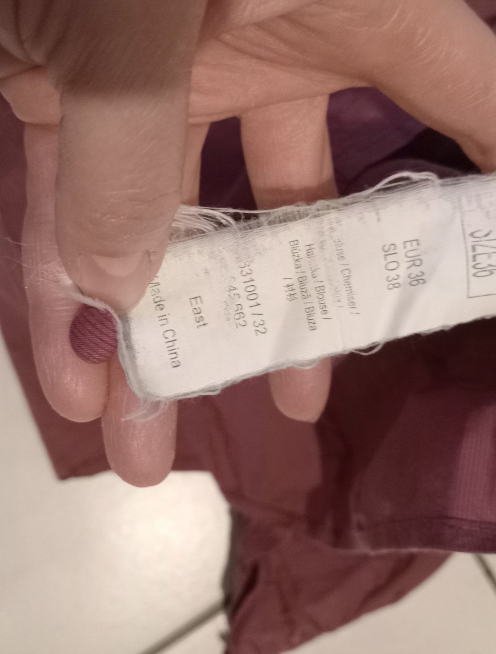 Bluse Orsay Bordeaux Gr S