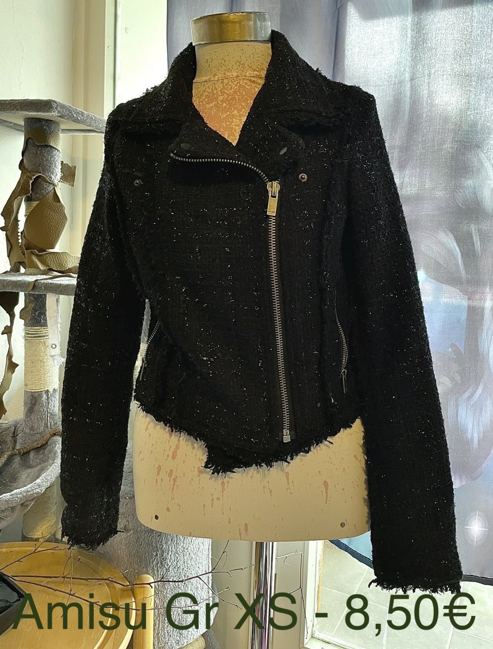 Amisu Jacke Glitzer