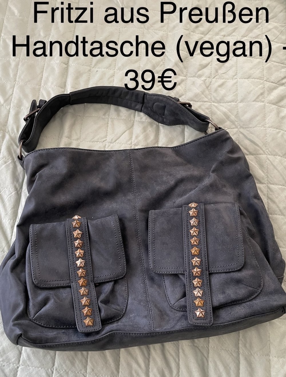 Fritzi aus Preußen Handtasche mit Stern-Nieten
